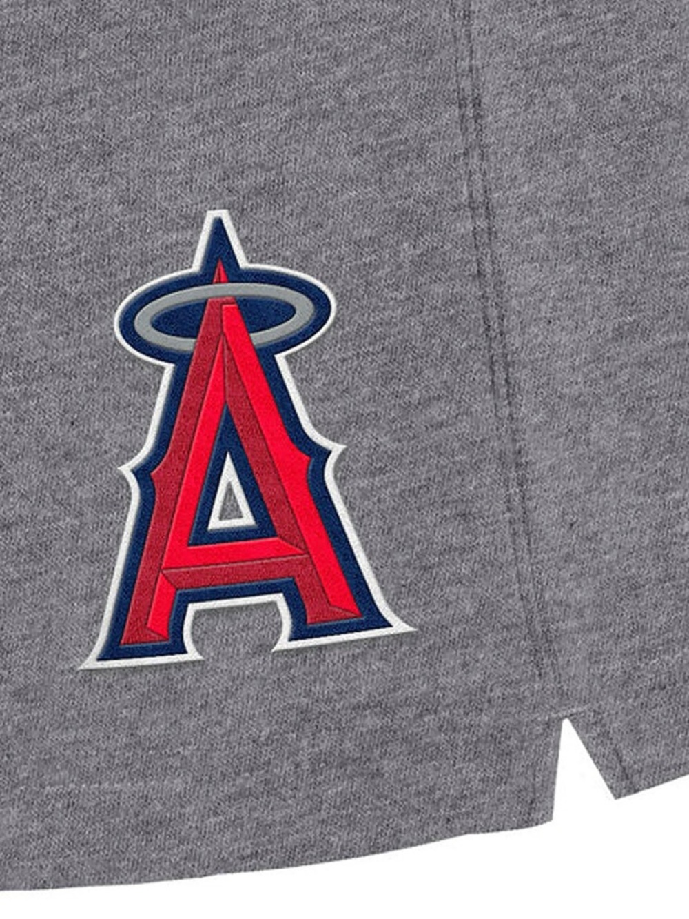 Men's Official Licensed MLB Anaheim Angels Heather Gray Iconic Logo Shorts Small - Picture 3 of 8